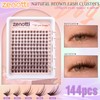 Brown Lash Clusters Wispy Eyelash Clusters Natural Spiky Cluster Eyelash