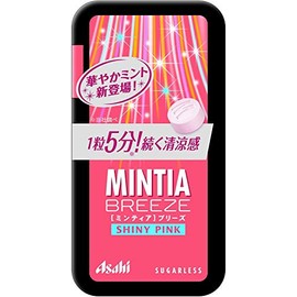 Asahi Group Food Minthia Breeze Shiny Pink, 30 Tablets x 24 Packs