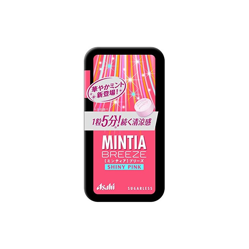 Asahi Group Food Minthia Breeze Shiny Pink, 30 Tablets x