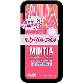 Asahi Group Food Minthia Breeze Shiny Pink, 30 Tablets x 24 Packs