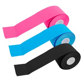 Ennoxwi 3 Rollen Sporttape (5m x 5cm) Kinesiologie Tape Sport Tape Set Muskelstraffende Bänder für Knie Schulter Ellenbogen