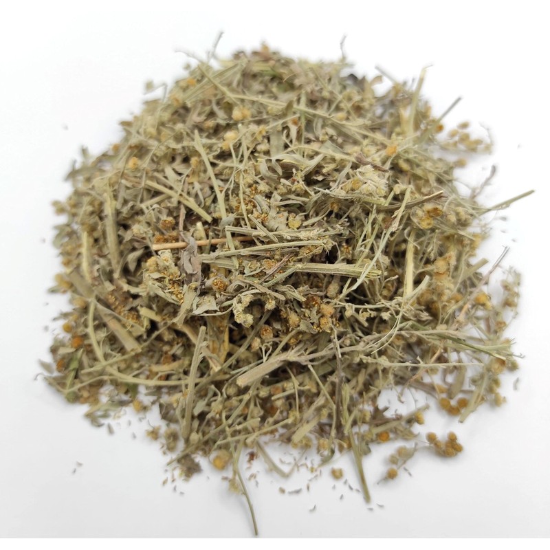 Dried Wormwood Cut Leaves and Flowers Mugwort 85 Grams -
