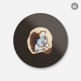 Unbranded Funny Mole Animal | 4'' X 4'' Round Decorative Magnet