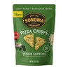 Sonoma Creamery Pizza Crisps, Veggie Supreme, Savory Snack Cracker, High