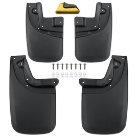 LINKCRO Mud Flaps Compatible with Toyota Tacoma 2005-2015 Mud Guards Splash Guards Tire Protector Mudguard (with Fender Flares), Front and Rear (Driver & Passenger Sides)
