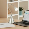 OttLite LED Cone Desk Lamp, Silver