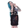 Spiral Burnt Rose Unisex Fabric Bag Black Undefined Everyday Goth,