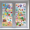 Summer Window Clings for Glass Windows – 100 PCS Removable