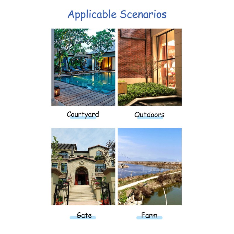 Solar Induction Light Security Camera Shape High Safety IP64 Waterproof