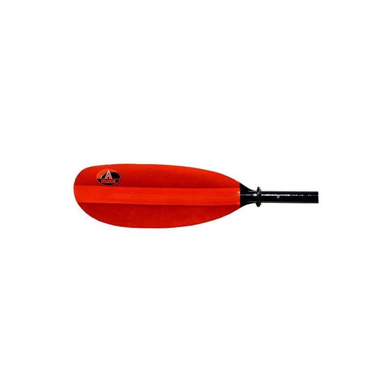 ADVANCED ELEMENTS 4-Part Fiberglass Kayak Paddle, Black/Red