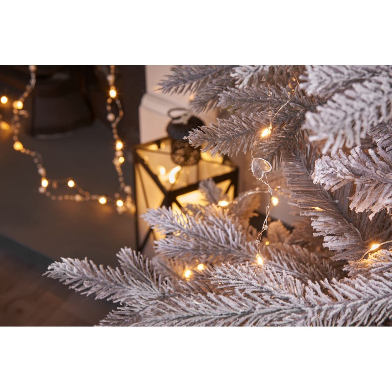 WeRChristmas Heart Copper Wire Garland Light String, 3 m -