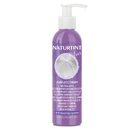 Naturtint. No Rinse Violet Mattifying CC Cream | Eliminates Unwanted Yellow and Copper Tones in Blonde, White and Bleached Hair | 95.8% Natural Ingredients | 200ml