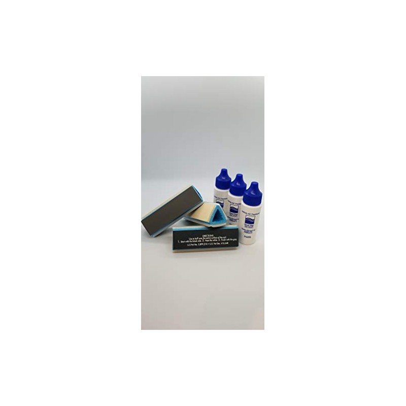 Dead Sea Spa Products 3 Pack Triangle Nail Buffer, 3