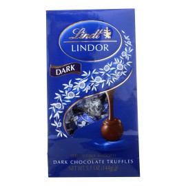 UD_Lindt Dark Chocolate Truffles Case of 6-5.1 oz Sweet Solid Chocolate Cups with Fruit and Candy Halal Certified