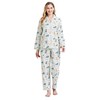 GLOBAL Women's Flannel Pajamas Set 100% Cotton PJs for Women