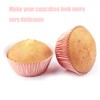 100pcs Cupcake Liners for Baking, Mini Foil Cupcake Cases Muffin