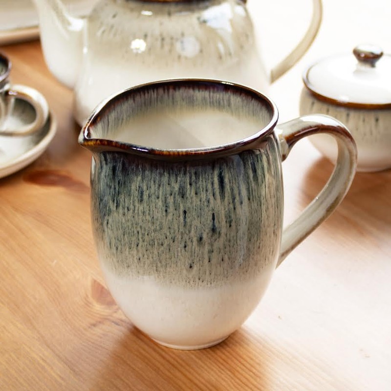 Gothic Reactive Glaze Jug Ceramic Kitchen Serving Milk Water Pitcher