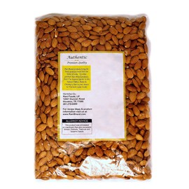 Rani Almonds, Raw Whole With Skin (uncooked, unsalted) 48oz (3lb) ~ All Natural | Vegan | Gluten Friendly | Fresh Product of USA ~ California Shelled Almonds