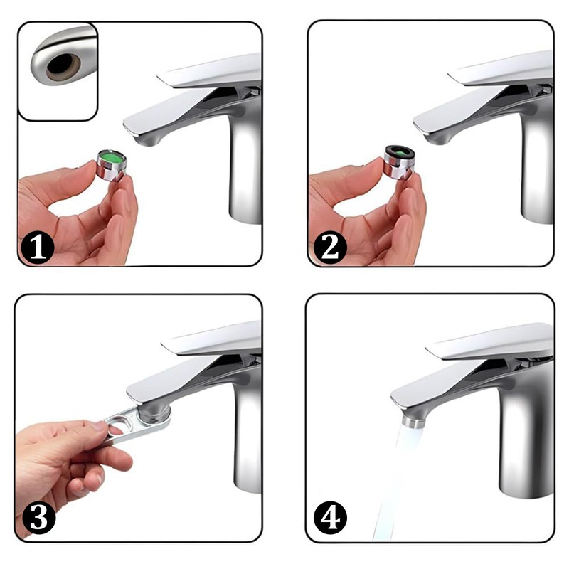 Pack of 2 Tap Keys, Tap Aerator Removal Tool, Tap