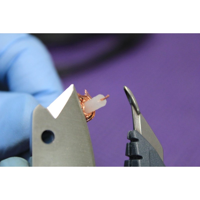 Ascend Tools 6-4/5 inch Pro Cable Insulation Jacket Removal/Slitter Knife