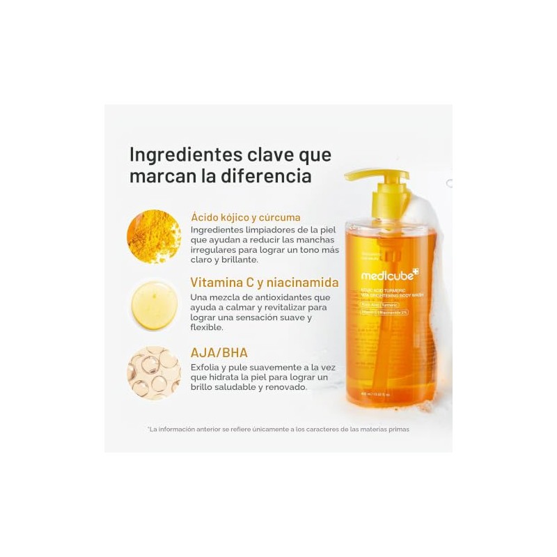 Medicube Kojic Acid Turmeric Brightening Body Wash