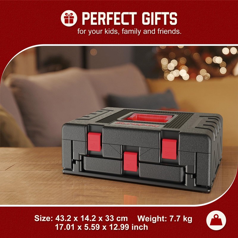 Sundpey 379 Pcs Portable Complete Home and Auto Tool Kit