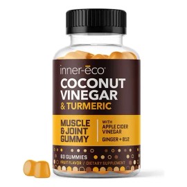 Gomitas Inner-eco Vinagre De Coco Y Cúrcuma 60 Uds Sabor Frutas
