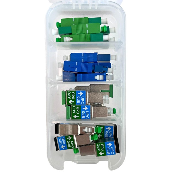 Fibershack - Bulkhead Fiber Optic Adapter Kit - 4 Piece