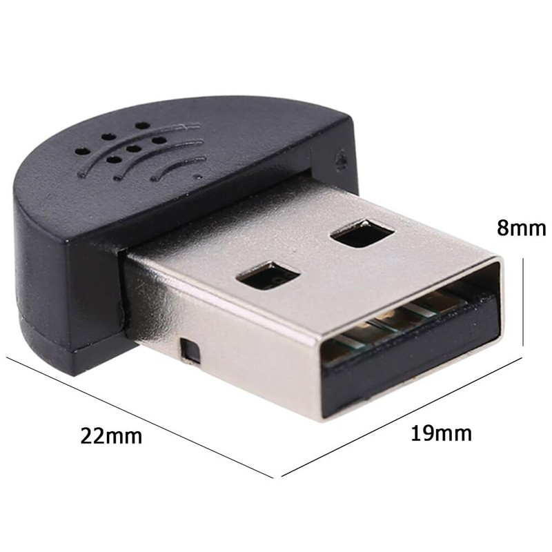 USB Microphone, Ultra Compact Design, USB Direct Insert, PC Microphone,