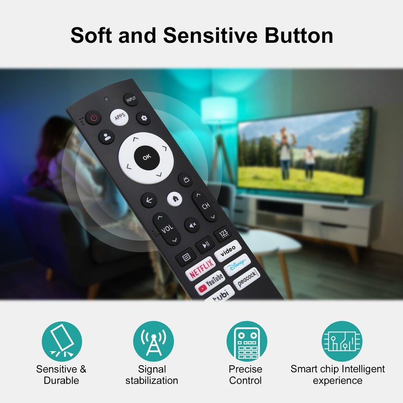 for Hisense TV Remote Replacement,for Hisense Google Smart TV,for hisense