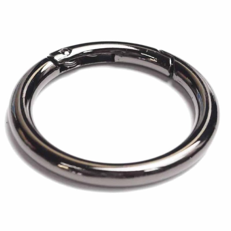 [TRkin] Round Elbow Clavina Keychain, 5 Pieces, Outer Diameter 1.3
