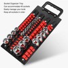 48 Piece Socket Organizer Tray 1/2 Inch X 14 Clips