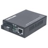 Intellinet 510530 Fast Ethernet WDM Bi-Directional Singlemode Media Converter Black