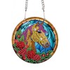JISHSHAY Diamond Painting Pendant Horse Rose Diamond Art Wind Chimes