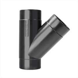 POWERTEC 70179 2-1/2-Inch Y-Fitting Dust Collection Hose Connector