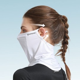 Ventilated Cool Sports Face Mask for Golf, Hiking, Cycling - UV Protection Sun Shade XJ85 CoolFace Blue