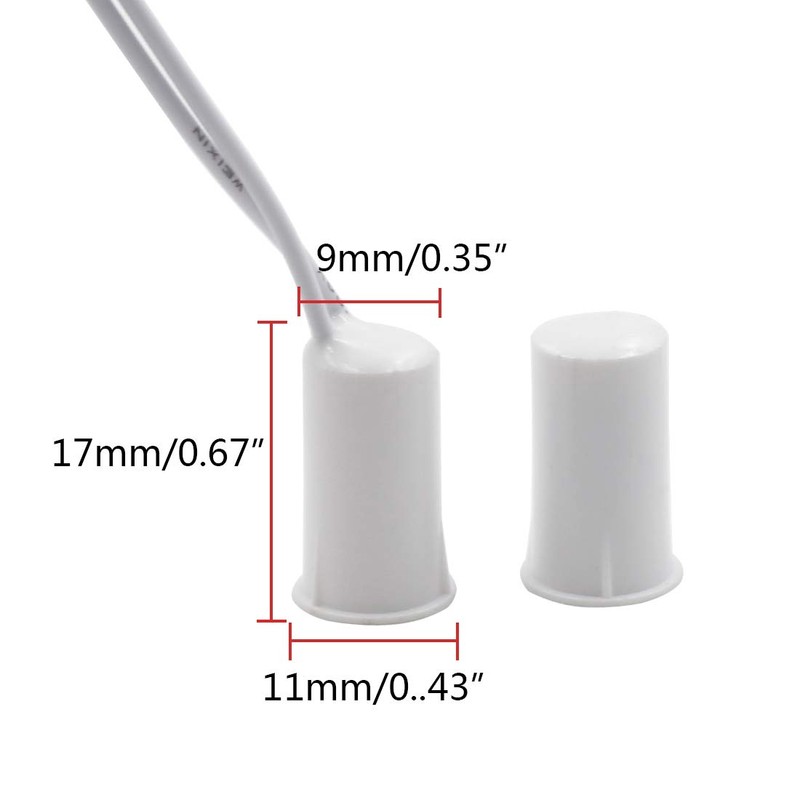 Hxchen 5 Sets RC-33 Nomally Closed Recessed Security Window Door