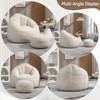 Bean Bag Chair with Ottoman, Comfy Beanbag Chair for Adults