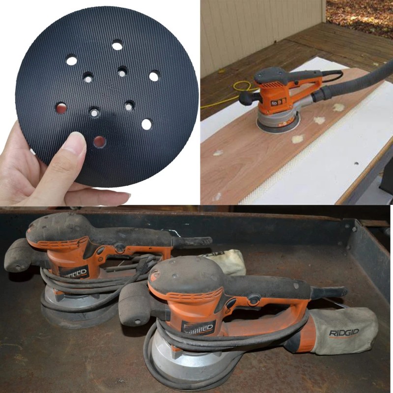 Tockrop 6 Inch Hook & Loop Sanding Pad with 6