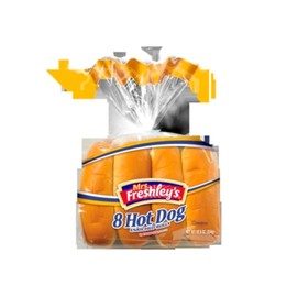 Mrs Freshleys Hot Dog Bun, 12 Ounce -- 8 per case.