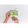 ROTKEHLCHEN Set of 2 Animal Postcard Postcard Birds from Germany