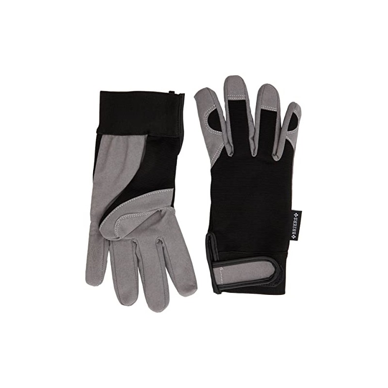 Briers 4540011 Professional Gloves, Grey/Black, Medium