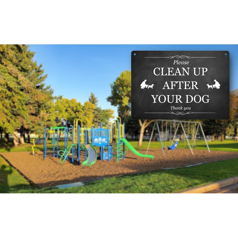A5 Please Clean Up After Your Dog Sign - 3mm