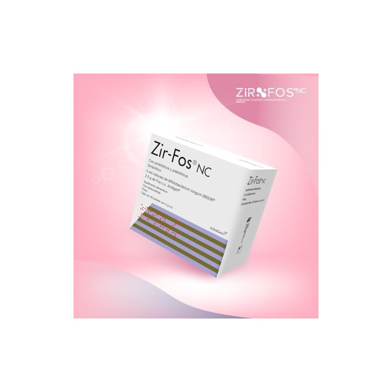 Zir-Fos Simbiotico Probioticos y Prebioticos 30 Und