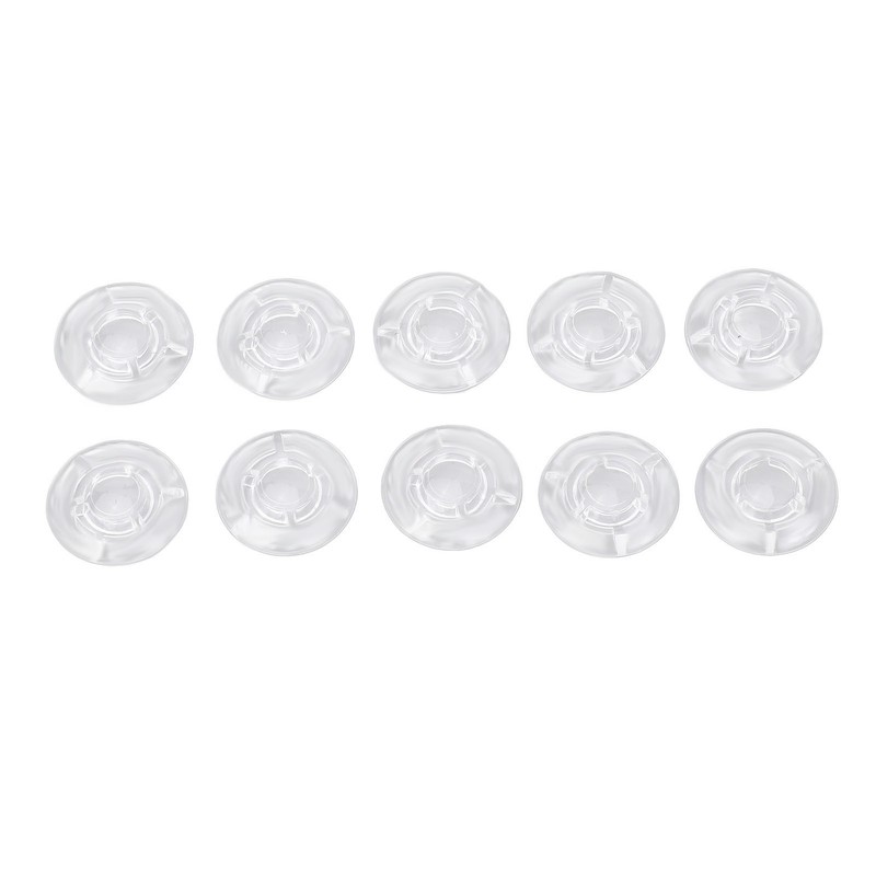 10Pcs Guitar Effect Pedal Footswitch Topper ABS Clear Single Pedal