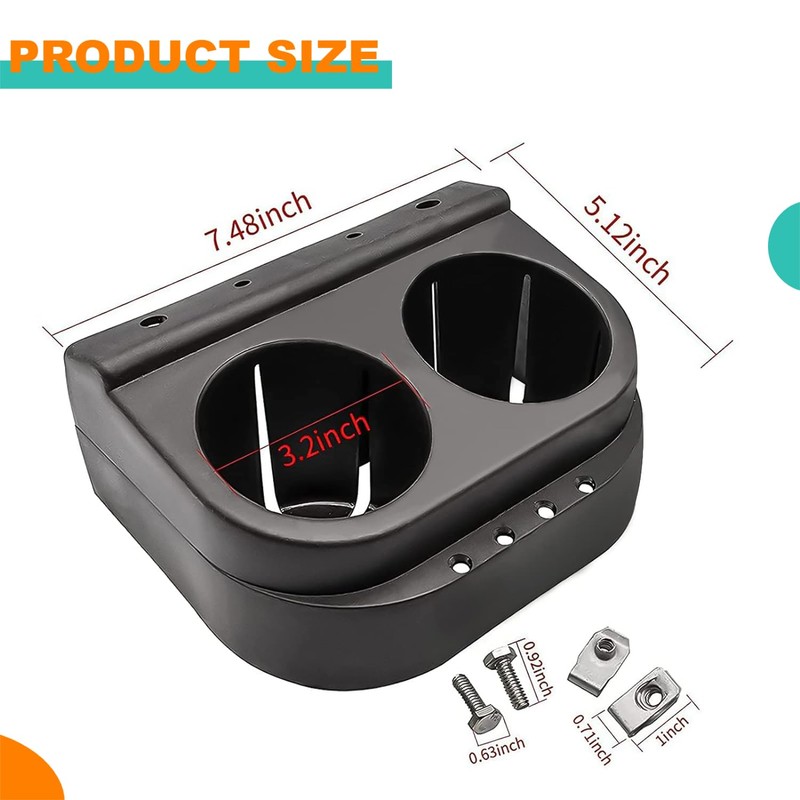 Club Car DS Cup Holder Kit, Golf Carts Cup Holder,