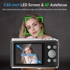 4K Digital Camera, Real 50MP Vlogging Camera with 32G TF