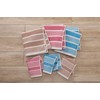 Kosugizen Face Towel, Soft Cotton Border, 13.4 x 31.5 inches
