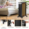 Tangkula 1500W Electric Space Heater, Oil Filled Radiator Heater with