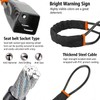 Upgraded car Steering Wheel Lock with Alarm Function, seat Belt